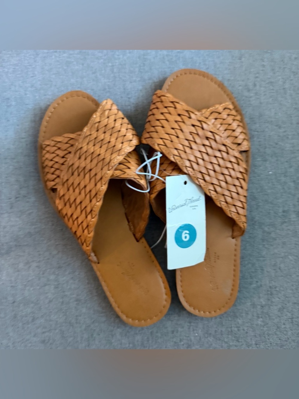 Universal Thread Woven Slide Sandals in Tan - Picture 4 of 4
